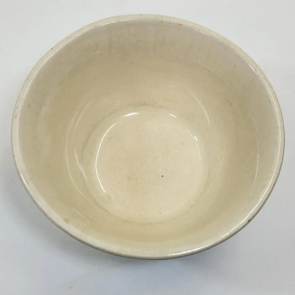 McCoy Oven Ware Pink Blue Nesting Mixing Bowls Set 8 & 10 Vintage Stoneware USA